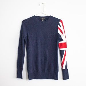 C3 Cashmere Christopher Fischer Union Jack Sweater